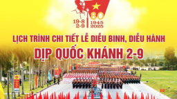 Lịch trình chi tiết Lễ diễu binh, diễu hành dịp Quốc khánh 2/9