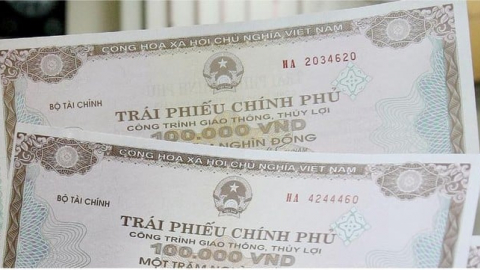 Kho bạc Nhà nước huy động 110.440 tỷ đồng qua đấu thầu trái phiếu Chính phủ