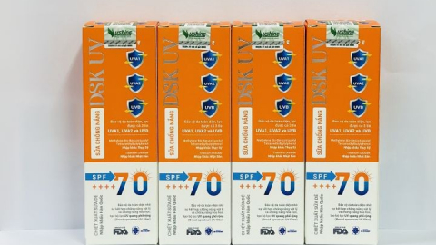 Thu hồi Sữa chống nắng DSK UV của Dược phẩm VShine