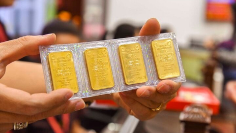 Giá vàng ngày 26/6 tiếp tục trụ vững mốc 76,9 triệu đồng/lượng