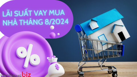 Lãi suất vay mua nhà tháng 8/2024 ngân hàng nào thấp nhất?