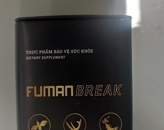 Thực phẩm bảo vệ sức khỏe FUMANBREAK chứa chất cấm Sildenafil