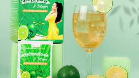 Thực phẩm bảo vệ sức khỏe Trà hỗ trợ giảm cân N Collagen vi phạm quảng cáo