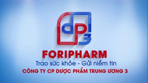 Dược phẩm Trung ương 3 (DP3) tạm ứng cổ tức 80% bằng tiền mặt năm 2022