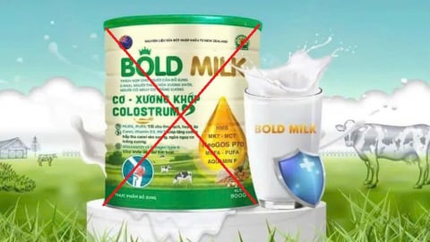 TP HCM: Phát hiện một nhà thuốc kinh doanh sữa bột giả Bold Milk - cơ xương khớp Colostrum 