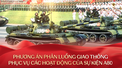 Chi tiết 5 mốc thời gian và tuyến đường cấm, hạn chế phục vụ Lễ diễu binh, diễu hành kỷ niệm 80 năm Quốc khánh