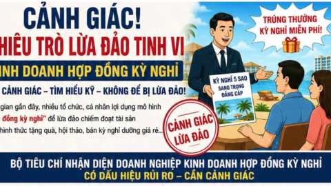 Bộ Công an cảnh báo về chiêu trò lừa đảo dưới hình thức 'Hợp đồng kỳ nghỉ'