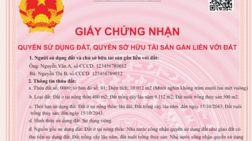 5 thông tin người dân tra cứu được qua mã QR trên 'sổ đỏ' mẫu mới