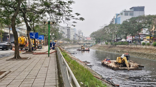 Hà Nội đẩy nhanh tiến độ cải tạo sông Tô Lịch và chỉnh trang hai bên sông
