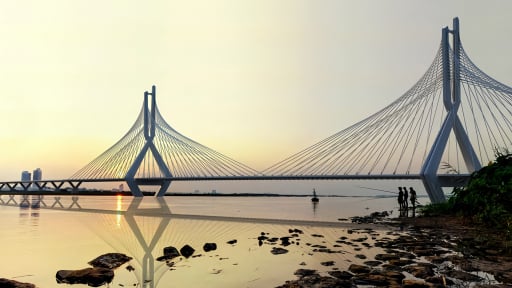 Hà Nội khởi công cầu Tứ Liên bắc qua sông Hồng