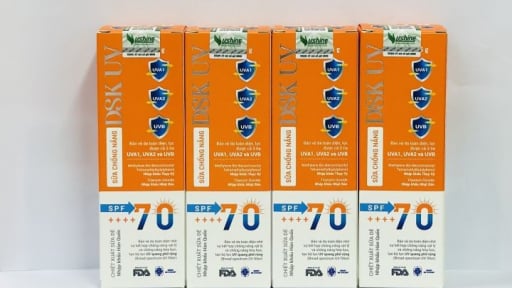 Thu hồi Sữa chống nắng DSK UV của Dược phẩm VShine