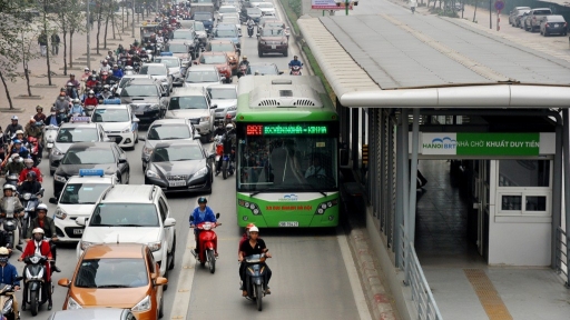 Hà Nội sẽ thay thế tuyến buýt BRT bằng đường sắt đô thị