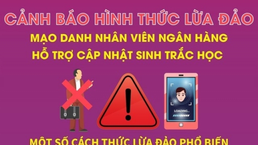 Cảnh báo thủ đoạn 'hỗ trợ' cài đặt sinh trắc học để lừa đảo, chiếm đoạt tài sản