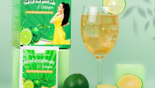 Thực phẩm bảo vệ sức khỏe Trà hỗ trợ giảm cân N Collagen vi phạm quảng cáo
