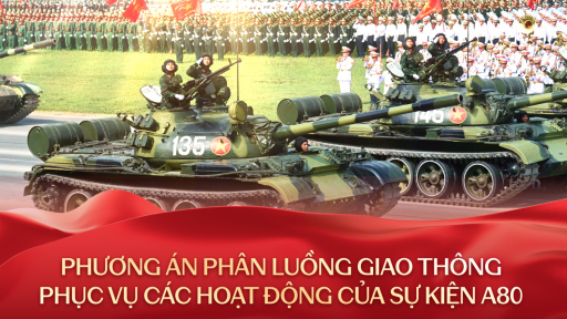 Chi tiết 5 mốc thời gian và tuyến đường cấm, hạn chế phục vụ Lễ diễu binh, diễu hành kỷ niệm 80 năm Quốc khánh