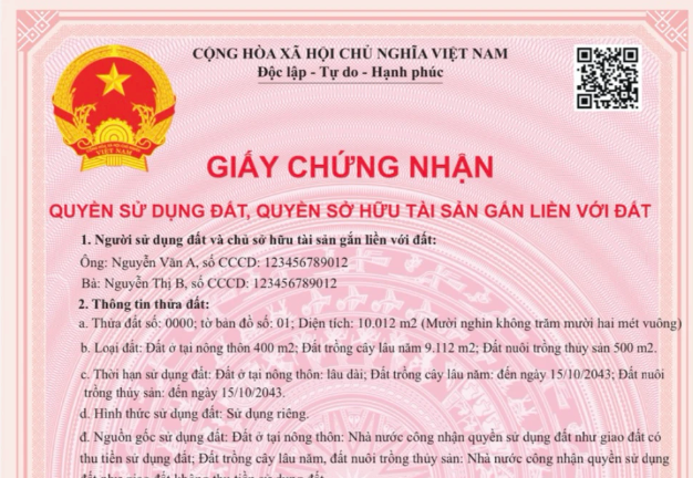 5 thông tin người dân tra cứu được qua mã QR trên 'sổ đỏ' mẫu mới