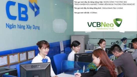 CBBank đổi tên thành Ngân hàng Ngoại thương Công nghệ số (VCBNeo)