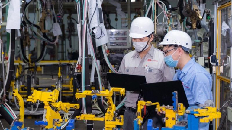 PMI ngành sản xuất Việt Nam trong tháng 2 đã tăng nhẹ lên 49,2 điểm
