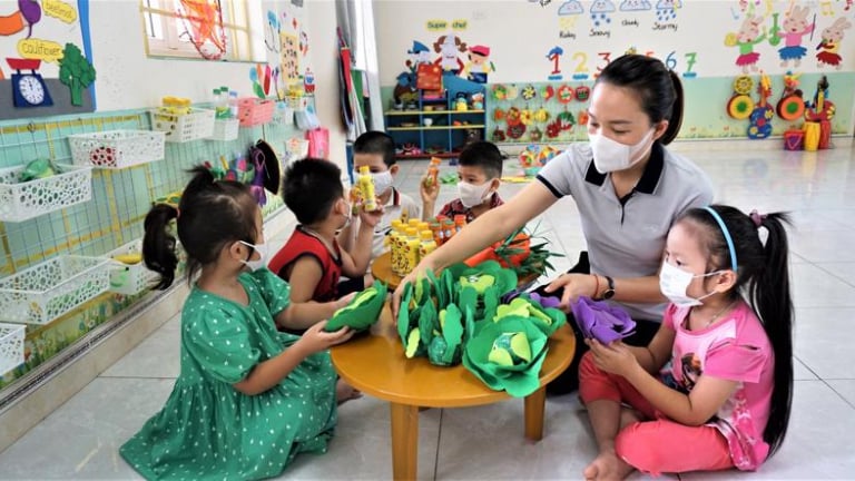 Dự kiến giáo viên mầm non sẽ được tăng phụ cấp lên 45-80%