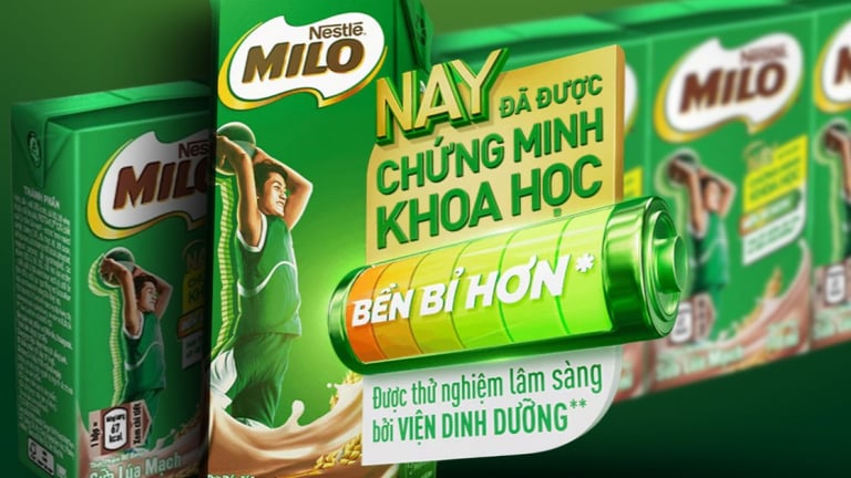 Sản phẩm sữa lúa mạch Nestlé Milo đảm bảo các chỉ tiêu an toàn