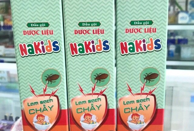 Thu hồi toàn quốc dầu gội Nakids làm sạch chấy