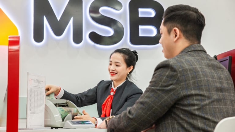 MSB chuẩn bị trả cổ tức tỷ lệ 20%, tăng vốn lên 31.200 tỷ đồng