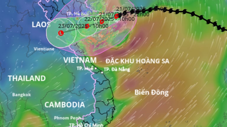 Dự báo bão WIPHA đổ bộ vào tối nay, 6 địa phương mưa lớn do ảnh hưởng bão số 3