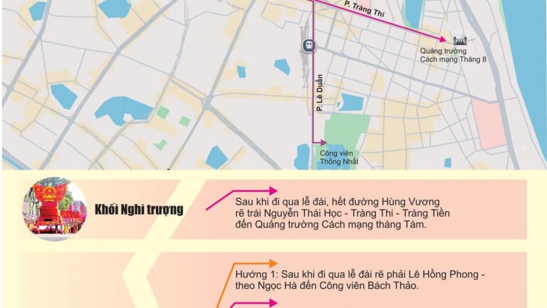 Những địa điểm, vị trí xem diễu binh, diễu hành A80 lý tưởng