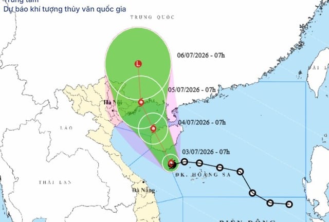 Bão số 1 - Maysak chính thức hình thành, hướng vào ven biển Quảng Ninh - Hải Phòng