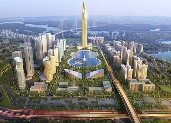 Triển khai thành phố thông minh Bắc Hà Nội 4,2 tỷ USD nơi tòa tháp 108 tầng toạ lạc