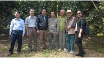 Đoàn cán bộ VFAEA thăm trang trại tổng hợp Cựu chiến binh Đoàn Minh Chiến