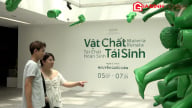 Truyền cảm hứng sống xanh qua tác phẩm nghệ thuật từ vật liệu tái chế