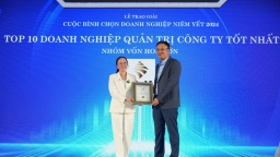 PNJ nhận cú đúp giải thưởng dành cho doanh nghiệp niêm yết