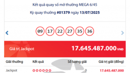 Kết quả xổ số Vietlott Power ngày 14/7/2025