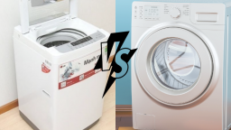 So sánh máy giặt lồng ngang và lồng đứng: Chọn loại nào phù hợp gia đình 4 người?