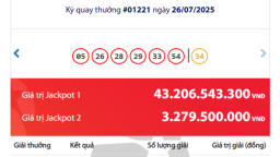 Kết quả xổ số Vietlott Power ngày 29/7/2025