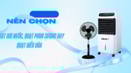 Nên chọn quạt hơi nước, quạt phun sương hay quạt điều hòa khi mùa nóng đến?