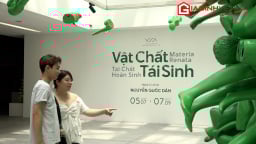 Truyền cảm hứng sống xanh qua tác phẩm nghệ thuật từ vật liệu tái chế