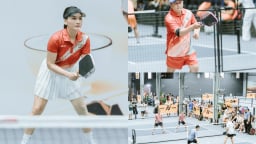 Bằng Kiều, Bảo Thanh khuấy động giải Pickleball tại Hà Nội