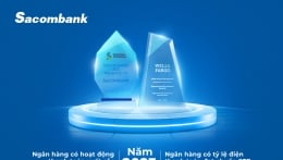 Sacombank liên tiếp nhận 2 giải thưởng quốc tế do định vị chất lượng công nghệ