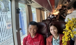 Chuyến xe 0 đồng chở bà con Hà Tĩnh về nhà đón Tết đã rộn ràng ‘chạm ngõ’ làng quê