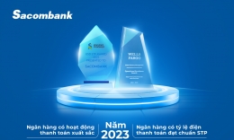 Sacombank liên tiếp nhận 2 giải thưởng quốc tế do định vị chất lượng công nghệ