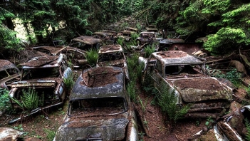 Những hình ảnh kỳ dị bên trong 'khu rừng kẹt xe'