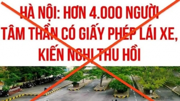 Tin tức tai nạn giao thông ngày 16/7: Bác thông tin 'kiến nghị thu hồi 4.000 GPLX đã cấp cho người bị tâm thần'