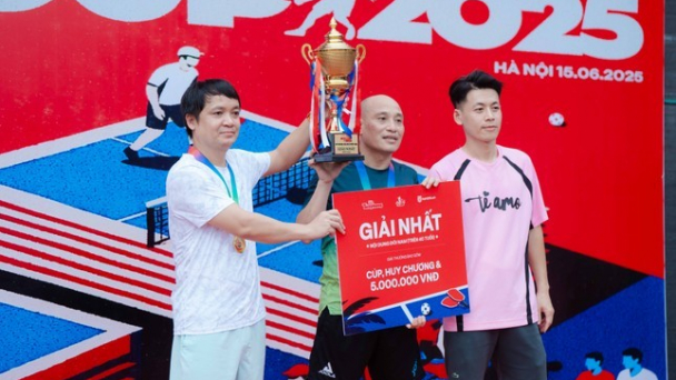 'Lộ diện' những nhà vô địch giải Pickleball Báo chí và Truyền thông - ACE Cup 2025