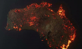 Australia trông như hòn than vì cháy rừng