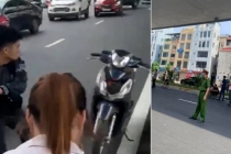 Khởi tố nam thanh niên đập phá xe máy trên đường Trường Chinh sau va chạm với bà bầu