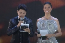 Hoa hậu Lương Thùy Linh bị chê biểu cảm đơ, 'nói nghịu' hài hước khi làm MC chung kết HHVN 2020