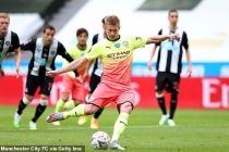 Newcastle 0-2 Man City: De Bruyne, Sterling tỏa sáng, Man xanh vào bán kết FA Cup gặp Arsenal