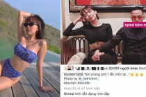 Tóc Tiên 'thả thính' bằng ảnh bikini, Hoàng Touliver vội vã 'cắn câu'